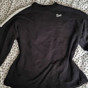 PINK Victoria's Secret Women's Black Sweatshirt